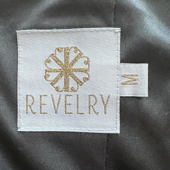 Revelry Gray Velvet Tube Top Feminine Chic Going Out Top Size Medium - Picture 4 of 6